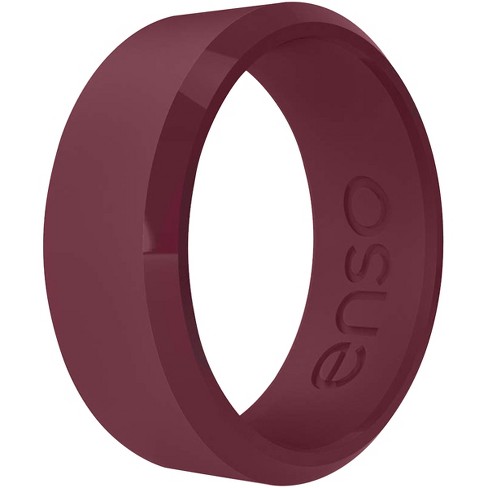 Qalo Standard Women's Black Modern Silicone Ring : Target