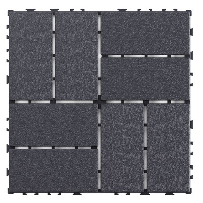 Dolonm 44-Pack 12"x12" Interlocking Deck Tiles – Waterproof Outdoor & Indoor Floor Tiles for Patio, Pool, Balcony – Easy Snap-Together Design