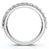 Pompeii3 1/2ct Diamond Wedding Ring Stackable Womens Anniversary Band 10K White Gold - 2 of 4