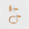 SUGARFIX by BaubleBar Gold Micro Stud Earring Set 3pc - Gold - image 2 of 2