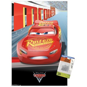 Trends International Disney Pixar Cars 3 - Lightning Unframed Wall Poster Prints - 1 of 4