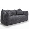 NicBex Memory Foam Bean Bag Sofa with Ultra Plush & Tufted, Cozy Chair Single/2 Seat Sofa for Dorm, Apartment or Living Room - 2 of 4
