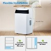 14000BTU Portable Air Conditioner,3-in-1 AC Unit with Dehumidifier & Fan for Rooms Up to 750 Sq.Ft,54dB Ultra Quiet, Remote Control - 4 of 4