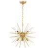 Elegant Lighting Timber 8 light Brass pendant - 4 of 4