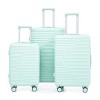 3 Piece Set Of Luggage,ABS Spinner Wheel Luggage With TSA Combination Lock,20/24/28 Inch Luggage Set,Suitcases Set-Cuddlewood - 2 of 4