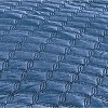 Collections Etc Harper Diamond Pattern Bordered Scalloped Edge Bedspread - 3 of 3