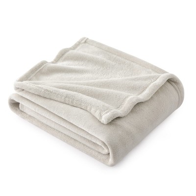 Bedsure | Flannel Blanket Solid 280GSM Soft Fuzzy Plush  Bed Blanket
