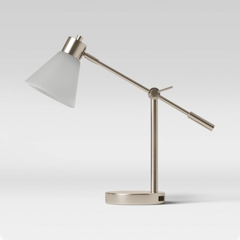 Articulated Desk Lamp Frosted, What Is A Threshold Lamp Shade Target