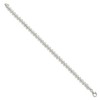 Black Bow Jewelry Sterling Silver 6mm Polished San Marco Chain Bracelet, 7.5 Inch - image 2 of 4