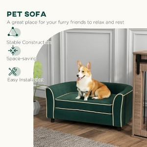 Bencmate Dog Couch Pet Bed Dog Sofa with Soft Cushion, Removable Cover for Small and Medium Pets(31.1"*22"*13.8") - 1 of 4