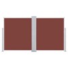 vidaXL Retractable Side Awning Brown 55.1 in.x236.2 in. - 4 of 4