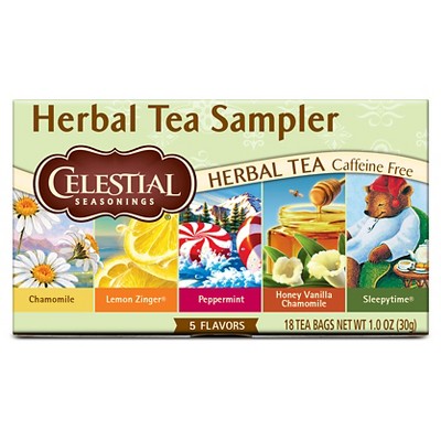 Celestial Seasonings Herbal Tea Sampler - 18ct