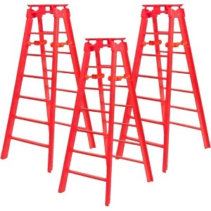 Set of 3 Red Ladders for WWE & AEW Wrestling Action Figures - 1 of 1