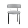 Meridian Furniture,Beacon Boucle Fabric Dining Chair, Set of 2 - 3 of 4