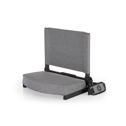 Picnic Time Gridiron Stadium Seat - Heathered Gray