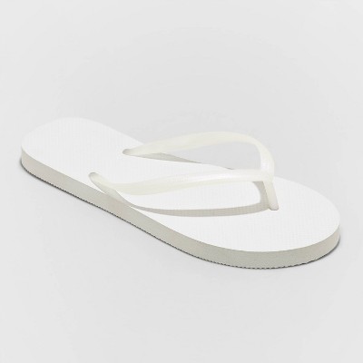 Cyclopen fossiel demonstratie Women's Brynn Flip Flop Sandals - Shade & Shore™ White 12 : Target