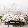 Emanuela Carratoni Modern Rainbow Pattern Duvet Set - Deny Designs - 2 of 4