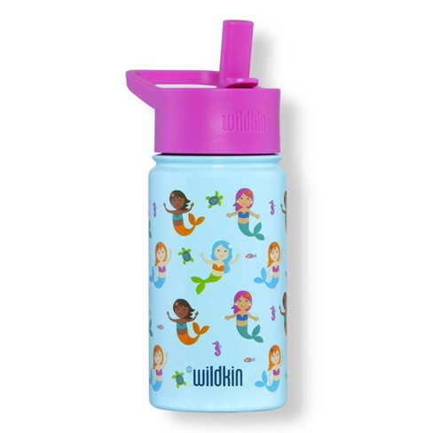 Wildkin Kids 14 oz Stainless Steel Insulated Water Bottle for Boys & Girls  (Trains, Planes & Trucks)