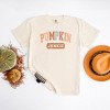 Simply Sage Market Women's Varsity Pumpkin Junkie Short Sleeve Garment Dyed Tee - 2 of 2