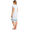 Casual Nights Women's Flowery Short Sleeve Nightgown - 3 of 4
