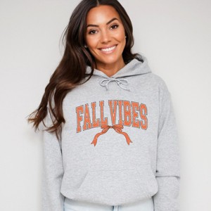 Varsity Fall Vibes Coquette - Womens Hoodie - 1 of 2