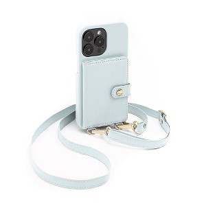 Bryten Silverlake Vegan Leather Wallet Crossbody Phone Case for iPhone 14 Pro Max / iPhone 13 Pro Max - 1 of 4