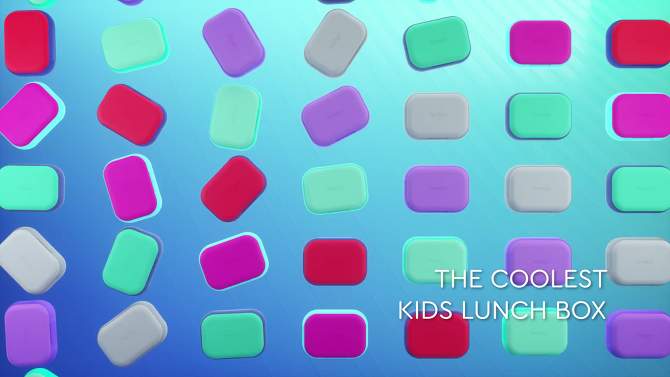Bentgo Kids' Chill Lunch Box, Bento-Style Solution, 4 Compartments & Removable Ice Pack, 2 of 11, play video