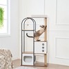 Multi-Level Cat Tree, Cat Tower Durable Sisal-Covered Scratching Posts,Cozy Caves,Condo,Dangling Ball,Jumping Platform for Cats Play &Sleep,Pet House - 3 of 4