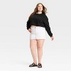 Women's Low-Rise Zip-Front Denim Mini Skort - Wild Fable™ - 3 of 3
