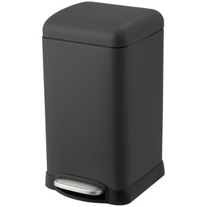 Slim Trash Can, 3.2 Gal/12L Stainless Steel Waste Bins - 1 of 4