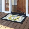 Briarwood Lane Spring Doormat 30x18 Indoor Outdoor Bluebird Lemon Wreath For Spring Doormat - 3 of 4