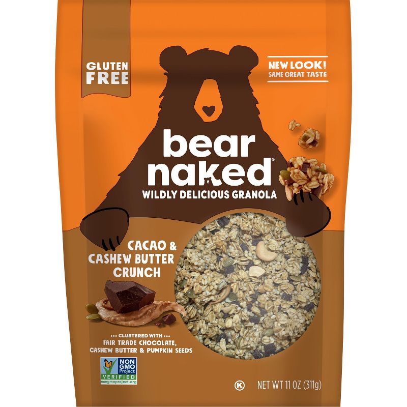 Bear Naked Cacao & Cashew Butter Soft Baked Granola - 11oz, 6 of 14