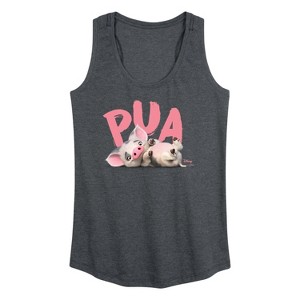Women's - Disney - Pua The Pig Graphic Racerback Tank - 1 of 4