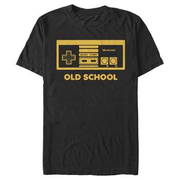 Men's Nintendo Big Nes Controller T-shirt - Black - Small : Target