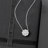 Ross-Simons 0.50 ct. t.w. Diamond Flower Necklace in Sterling Silver Size 16 - 3 of 4