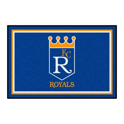 MLB Kansas City Royals 4'x6' 1969 Retro Collection Plush Area Rug