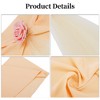 Unique Bargains Flower Chair Belt 13.78"x5.91" Champagne Pink 2 Pcs - 3 of 4