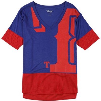G-III Sports Womens Texas Rangers Graphic T-Shirt