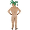 HalloweenCostumes.com Adult's Palm Tree Costume | Tropical Beach Plant Jumpsuit with Attached Plush Coconuts and Leaves - 2 of 4