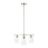 Livex Lighting Zurich 3 - Light Chandelier in  Brushed Nickel - 4 of 4