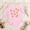 The Juniper Shop SmileyWorld Pumpkin Collage Daisies Long Sleeve Bodysuit - 3 of 4