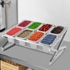 YIYIBYUS Inclined Expandable Spice Rack Set, Countertop Condiment Holder - 2 of 4