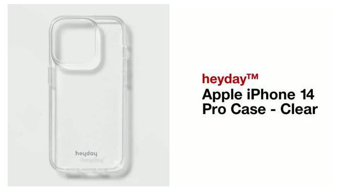 Apple iPhone 14 Pro Case - heyday&#8482; Clear, 2 of 5, play video
