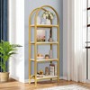 NicBex Bookshelf with Display Shelves & Metal Frame Bookcases for Living Room Home Office - 4 of 4