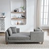PAGED Modern Accent Chair, PU Leather Arm Chair with High Backrest, Living Room Reading Chair for Bedroom - 2 of 4