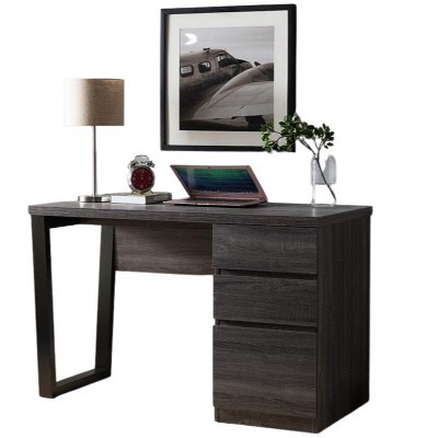 Living Essentials Writing Desk in Distressed Grey