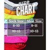 Tipi Toe Women's 20 Pairs Solid Colored Vivid Pastel Symphony Lime Orange Blue Yellow Cyan Fuchsia Pink Low Cut/No Show Socks - 3 of 4