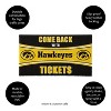 Evergreen Come Back with Tickets University of Iowa 28" x 16" Woven PVC Indoor Outdoor Doormat - 3 of 4