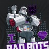 Women's Transformers Valentine's Day Megatron I Love Bad Bots Loose T-Shirt - 2 of 4