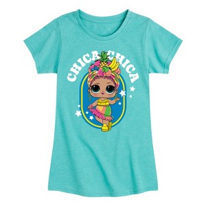 Girls' - LOL Surprise! - Chica Chica Tropical Fitted Short Sleeve Graphic T-Shirt - 1 of 4